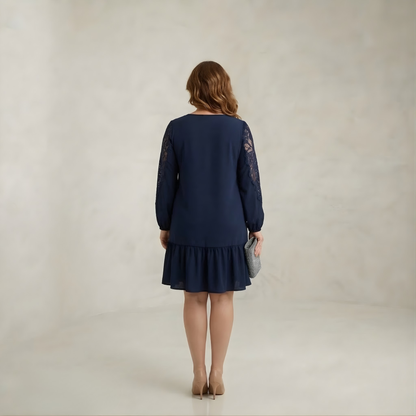 Nova | Midnight Bloom Lace Dress