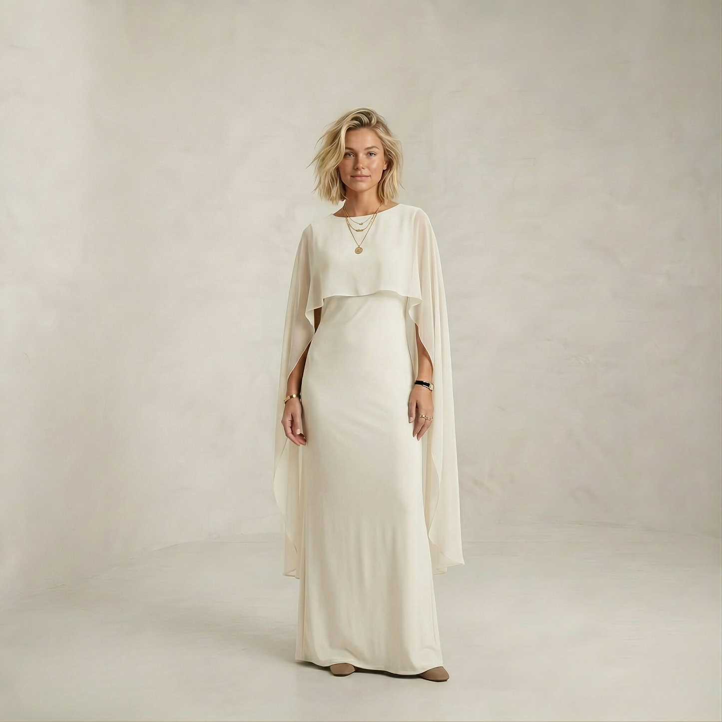 Penelope | Cascading Silhouette Abaya