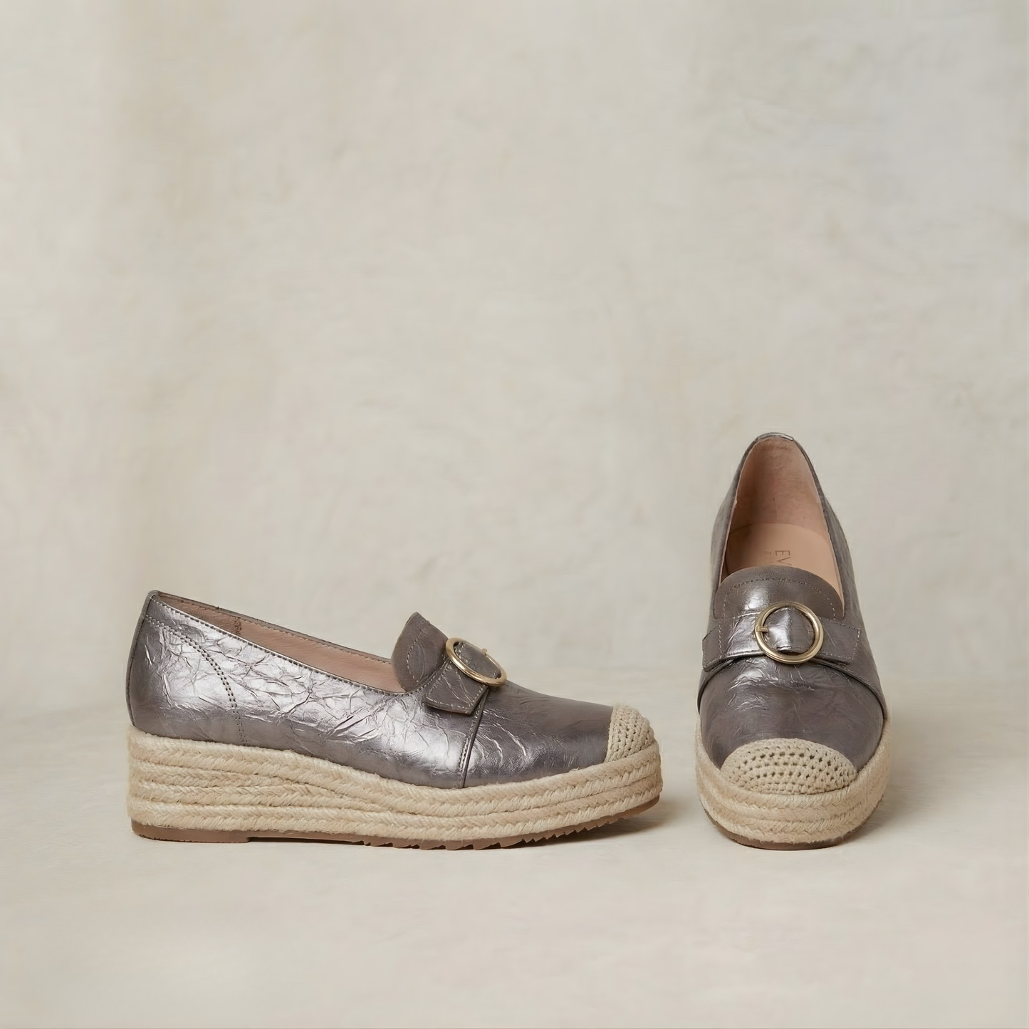 Rosalie | Braided Platform Genuine Leather Sandals