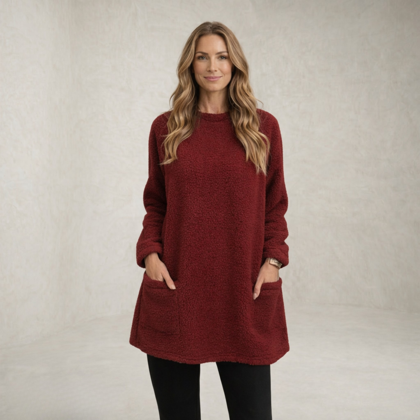 Scarlett | Longline Pocket Sweater