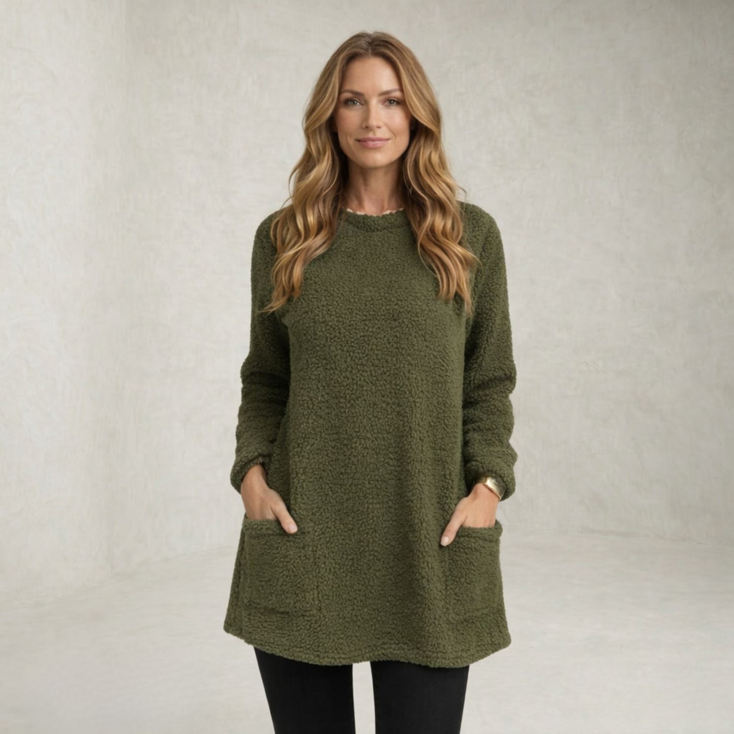 Scarlett | Longline Pocket Sweater