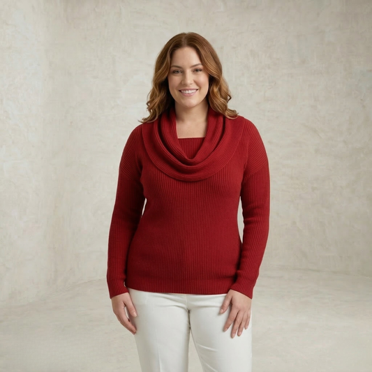 Sophia | Bold Turtleneck Knitted Sweater