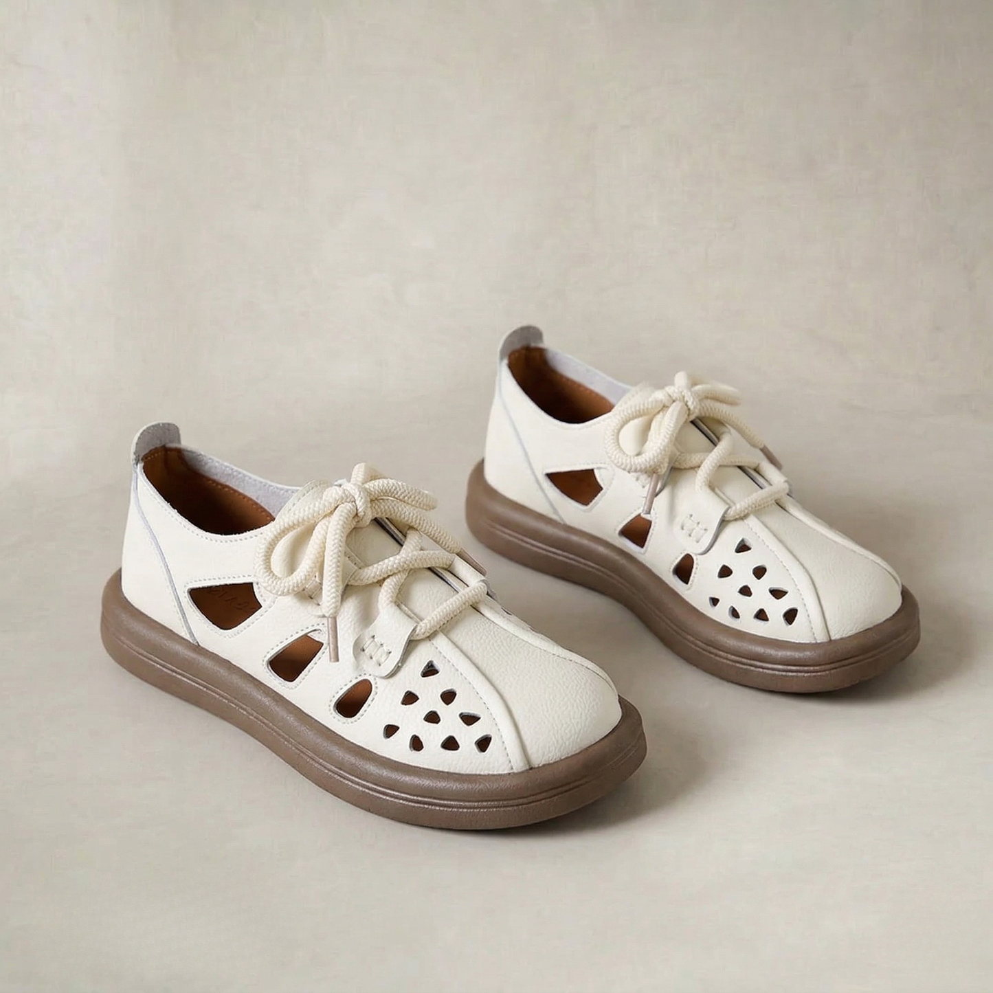Valerie | Premium Soft Leather Ventilated Flats
