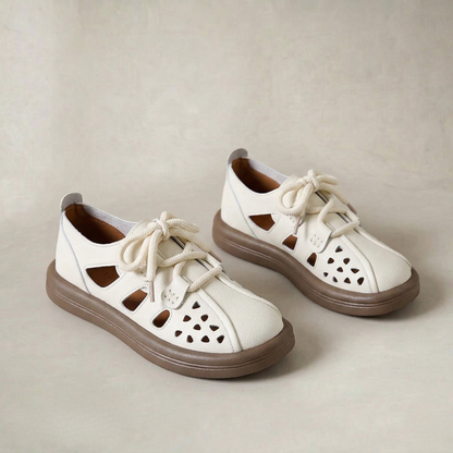 Valerie | Premium Soft Leather Ventilated Flats