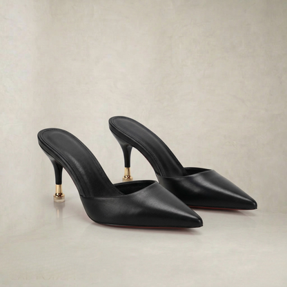 Yolanda | Elegant High-Shine Professional Heels