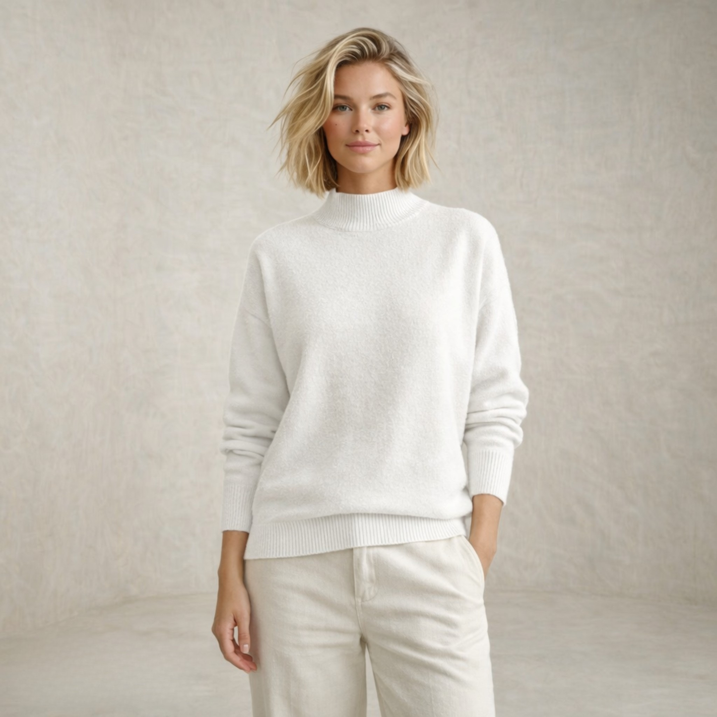 Zoe | Classic Turtleneck Knitted Sweater