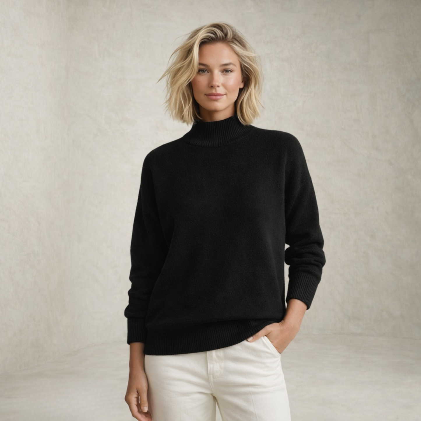 Zoe | Classic Turtleneck Knitted Sweater