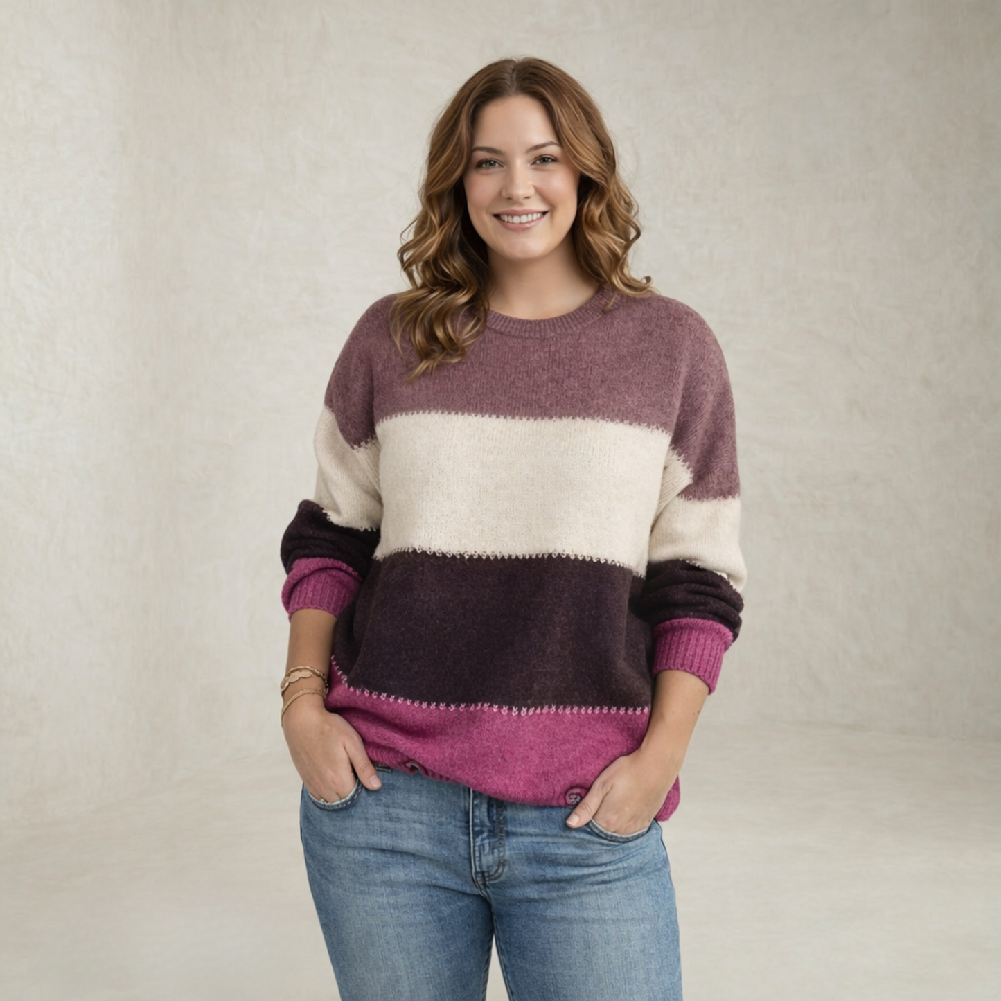 Zoey | Striped Knitted Sweater