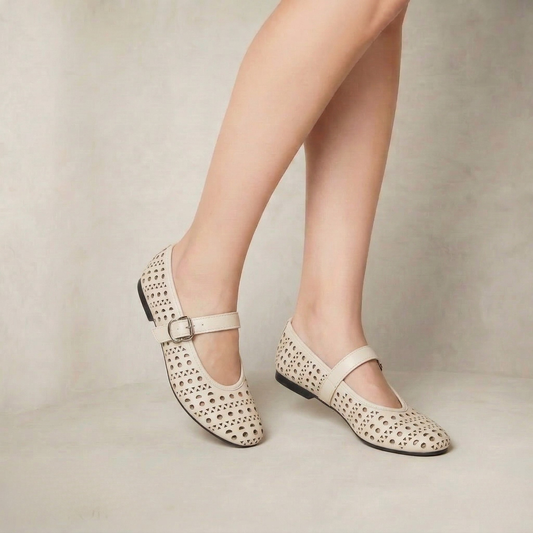 Zoya | Soft Flexible Cutout Everyday Flats